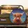 Highland Cow Wildflower - Farmhouse Home Decor Gift for Cow Lover Spare Tire Cover - 2