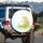 Cartoon Cats Flower Meadow - Cat Lover Home Decor Gift Spare Tire Cover - 3