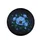 Glowing Electric Blue Roses Emerald Leaves - Home Decor Gift for Floral Lover Spare Tire Cover - 4
