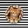 Tabby Kitten Peeking Fabric Folds Black White Stripe - Cat Lover Gift Spare Tire Cover - 6