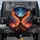 Bald Eagle Flame Wings Glowing Volcanic Mountain Cosmic Twilight Sky - Wildlife Lover Gift Spare Tire Cover - 1