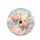 Blooming Peach Pink Rose Vine Foliage Misty Water Landscape - Garden Lover Gift Spare Tire Cover - 4