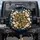 Peacock Feathers Magnolia Blossoms Golden Vines - Home Decor Gift Spare Tire Cover - 1