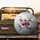 Hibiscus Poppies Smoke Swirl - Home Decor Gift Spare Tire Cover - 2