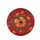 Orange Roses Petals Green Foliage Vermillion Field - A Home Decor Gift for Garden Lover Spare Tire Cover - 4