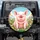 Pink Baby Pig Wildflower Sky - Farmhouse Home Decor Gift for Pig Lover Spare Tire Cover - 1