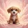 Puppy Pink Cloud Scene - Dog Lover Home Decor Gift Spare Tire Cover - 6
