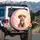 Puppy Pink Cloud Scene - Dog Lover Home Decor Gift Spare Tire Cover - 3