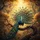 Majestic Peacock Fanned Tail Tree Branch Golden Leaves Sunlit Forest Wildlife Lover Gift Spare Tire Cover - 6