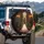 Ornate Moroccan Archway Sun-Drenched Riad Courtyard Garden - Home Decor Gift Spare Tire Cover - 3