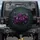 Purple Rose Bouquet Butterflies Dark Garden - Home Decor Gift for Rose Lover Spare Tire Cover - 1