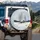Rustic Solitary Cabin Snowfield - Winter Decor Gift for Outdoor Lover Spare Tire Cover - 3