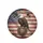 Bald Eagle American Flag Shield 250 Year Anniversary Celebration for Veterans Spare Tire Cover - 4