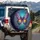 Stained Glass Jewel Butterfly - Home Decor Gift for Butterfly Lover Spare Tire Cover - 3