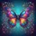 Stained Glass Jewel Butterfly - Home Decor Gift for Butterfly Lover Spare Tire Cover - 6