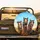 Laughing Horses Aviator Sunglasses Steering Wheel - Travel Essentials for Car Lovers Spare Tire Cover - 2