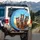 Laughing Horses Aviator Sunglasses Steering Wheel - Travel Essentials for Car Lovers Spare Tire Cover - 3