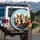 Corgis Cockpit Adventure Landscape - Travel Lover Gift Spare Tire Cover - 3