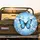 Iridescent Blue Morpho Butterflies Floral Blossoms - Nature Lover Gift Spare Tire Cover - 2