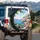 Mediterranean Coastal Village Whitewashed Homes Sea - Travel Essentials Gift Spare Tire Cover - 3