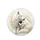 Majestic White Wolves Golden Fur Embrace Golden Swirls - Nature Lover Gift for Outdoorsman Spare Tire Cover - 4