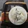 Majestic White Wolves Golden Fur Embrace Golden Swirls - Nature Lover Gift for Outdoorsman Spare Tire Cover - 5