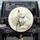 Majestic White Wolves Golden Fur Embrace Golden Swirls - Nature Lover Gift for Outdoorsman Spare Tire Cover - 1