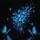 Iridescent Azure Sapphire Butterflies Swarm on Deep Black - Wildlife Lover Gift Spare Tire Cover - 6