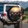 Black Tan Dachshunds Road Trip Landscape - Travel Essentials for Dachshund Lover Spare Tire Cover - 3