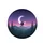 Majestic Crescent Moon Pine Trees Mountain Night Sky - Outdoor Lifestyle Gift Spare Tire Cover - 4
