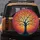 Tree of Life Spiraling Circles, Glowing Stars & Geometric Squares - Home Decor Gift Spare Tire Cover - 5