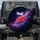 Luminous Dragonfly Glowing Red Flowers Iridescent Foliage - Nature Lover Gift Spare Tire Cover - 1
