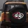 Subtly Textured Glowing Heart Paw Prints - Gift for Pet Lovers Spare Tire Cover - 5