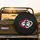 Subtly Textured Glowing Heart Paw Prints - Gift for Pet Lovers Spare Tire Cover - 2