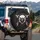 Eagle Head Glowing Eyes Sharp Beak Angular Feathers - Outdoor Vehicle Gift Spare Tire Cover - 3