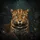 Detailed Realistic Emerald Eye Leopard Jungle Forest - Big Cat Wildlife Lover Gift Spare Tire Cover - 6