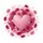 Matte Pink Heart Gerbera Daisies Floral - Home Decor Gift for Flower Lover Spare Tire Cover - 6