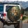 Bengal Tiger Face Jungle Foliage Tropical Rainforest - Wildlife Lover Gift Spare Tire Cover - 3