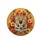 Leopard Gerbera Sunflower Floral Lace - Wildlife Lover Home Decor Gift for Her Spare Tire Cover - 4