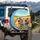 Excited Pigs Wildflower Road Outdoor Adventure Gift for Pig Lover Spare Tire Cover - 3