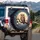 Owl Full Moon Autumn Leaves Lantern - Autumn Night Sky Decor Gift Spare Tire Cover - 3