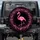 Pink Flamingo Bird Deep Black Glitter Background Wildlife Lover Gift Spare Tire Cover - 1