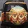 Fluffy Happy Pomeranian Dogs Sun-Drenched Natural Landscape Bright Sky - Dog Lover Gift Spare Tire Cover - 5
