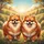 Fluffy Happy Pomeranian Dogs Sun-Drenched Natural Landscape Bright Sky - Dog Lover Gift Spare Tire Cover - 6