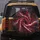 Crimson White Black Swirling Flow Marbled Textures - Travel Essentials Spare Tire Cover - 5