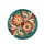 Retro Floral Abstract Waves Organic Leaves - Home Decor Gift for Flower Lover Spare Tire Cover - 4
