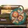 Retro Floral Abstract Waves Organic Leaves - Home Decor Gift for Flower Lover Spare Tire Cover - 2