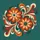 Retro Floral Abstract Waves Organic Leaves - Home Decor Gift for Flower Lover Spare Tire Cover - 6