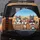 Happy Cartoon Dogs Road Trip - Travel Essentials Gift for Dog Lovers Spare Tire Cover - 5