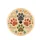 Paw Prints Tribal Flowers Leaves - Bohemian Lifestyle Travel Gift Spare Tire Cover - 4